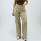 Calca Sarja Sawary Wide Leg Com Bolsos