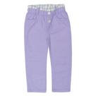 Calça sarja soltinha cós estampado fem. p/g Calça sarja soltinha cós estampado fem. p/g
