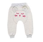 Calça saruel moletinho com orelhinhas infantil bebê Ralakids