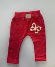Calça sem pé saruel borboleta com pedrinhas, marca Rosa Bebê