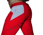 Calça semi saruel moleton com detalhes em Ilhós várias cores