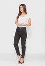 Calça Skinny 7873 Preto Bella Canvas - Cintura Alta F075