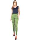 Calça Skinny Bengaline Wolfox Com Cinto Cintura Alta