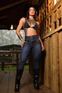 Calça skinny cintura perfeita pit bull jeans ref 89062