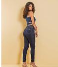 Calça skinny com Lycra