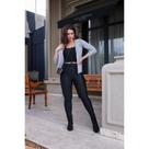 Calça Skinny Feminina Com Cinto Malha Poliamida Max Power