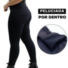 Calça Skinny Feminina Peluciada Com Cinto e Bolso