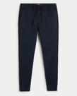 Calça Skinny Jogger Hoo Advanced Stretch Em Sarja Azul Tamanho GG