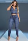Calça skinny lançamento pit bull jeans ref 86674