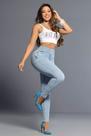 Calça skinny lançamento pit bull jeans ref 86808