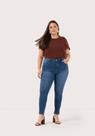 Calça Skinny Plus Size Com Cintura Alta Jeans Redux Lunender J0200 Calça Skinny Plus Size Com Cintura Alta Jeans Redux Lunender J0200