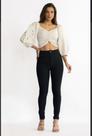Calça Skinny Preta Não Pega Pêlo