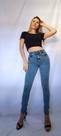 Calça skinny super power marmorizada 30001