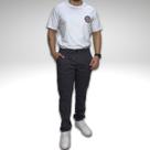 Calça Slim Chino Chumbo Com Elastano Lee Original
