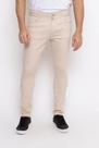 Calça slim masculina bege