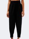Calça Slouchy Hering K4R4 Feminina Com Bolsos Viscose e Linho T. P/XG