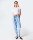 Calça Slouchy Jeans Feminina Clochard Cinto-01031