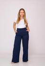 Calça Social Feminina 7939 Azul Marinho F075