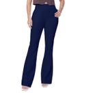 Calça Social flare Azul Marinho MULHER BRASIL Calça Social flare Azul Marinho MULHER BRASIL