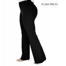Calça Social flare Preta MULHER BRASIL