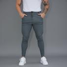 Calça Social Masculina Bengaline Skinny Padrão Alfaiataria