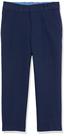 Calça Social Masculina Izod Bi-Stretch com Frente Lisa, Azul Banco, 14