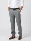 Calça Social Masculina Slim Cinza Claro Calça de Terno Executiva Tecido Panamá Alfaiataria de Trabalho Executivo Tamanho