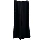 Calça Social Pantalona Fendas Laterais Preta da Aladiah - Tam 40