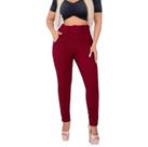 Calça Social Premium malha pop modelo alfaiataria skinny