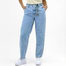 Calça Specific Jeans Mom Jeans com Cordão Feminina
