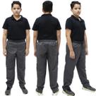 Calça tactel infantil elástico cordão com bolso traseiro