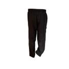 Calça tactel larga com elastico preto bortolini