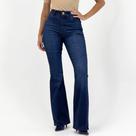 Calça Tanise Jeans Flare Feminina Calça Tanise Jeans Flare Feminina