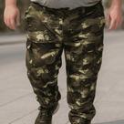 Calça Tática Plus Size Extra Grande Camuflada Bolso Cargo Dryfit Cós Híbrido Tradicional e Elástico