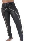 Calça tecido ecológico sintético com detalhes sexy