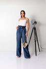 Calça tencel tam 38 40