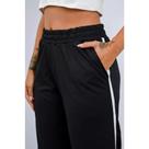 Calça Track Moletinho Preta Masculina Casual com Cós Elástico TAMANHO M