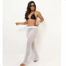 Calça Tricot Saída de Praia Vazada
