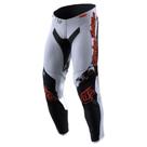 Calça Troy Lee Designs Youth GP Astro Cinza Claro e Laranja 18
