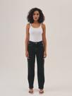 Calça Via Lessa Boston Modelagem Reta Jeans Black
