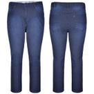 Calça Vilejack Jeans Plus Size com Elástico: Calça Vilejack Jeans Plus Size com Elástico: