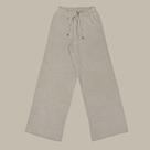 Calça Wide Leg Canelada Tricot Feminina Calça Wide Leg Canelada Tricot Feminina