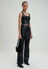 Calça wide leg cintura alta myft