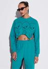 Calca wide leg cintura alta tweety myft feminino