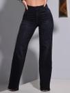 Calça Wide Leg com Aplicação Pit Bull Jeans Ref. 85845