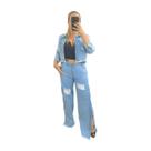 Calça wide leg Calça wide leg