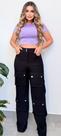Calça wide leg feminina