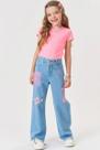 Calça Wide Leg Infantil Menina Kukiê