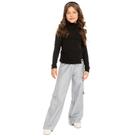 Calça Wide Leg Infantil Menina Molecotton - By Gus Tamanho:10Cor:Azul claro