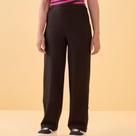 Calça Wide Leg Juvenil Menina Hits em Malha Diagonal c/ Bols